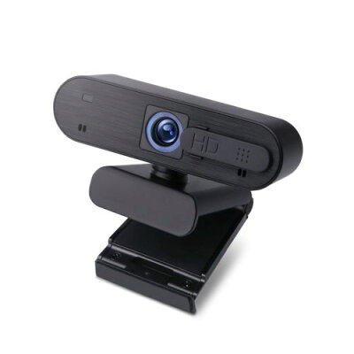 エレコム WEBカメラ マイク内蔵 200万画素 Full HD オートフォーカス UCAM-C820ABBK(1個)